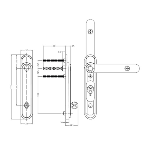 Clearspan Bi-Fold Door Handle