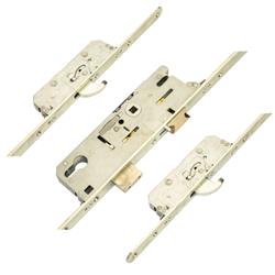 Fuhr 859 Type 4 Latch Deadbolt 2 Hooks Split Spindle Multipoint Door Lock - 20mm Faceplate (top hook to spindle = 730mm)