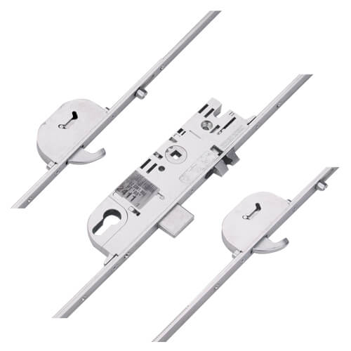 Maco C-TS Latch Deadbolt 2 Rollers 2 Hooks Multipoint Door Lock - Master French Door Lock Section