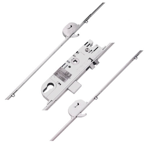 Maco C-TS Latch Deadbolt 4 Rollers 2 Hooks Split Spindle Multipoint Door Lock