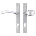 Winkhaus Palladio Lever Fixed Pad UPVC Multipoint Door Handles - 92mm PZ Unsprung 215mm Screw Centres