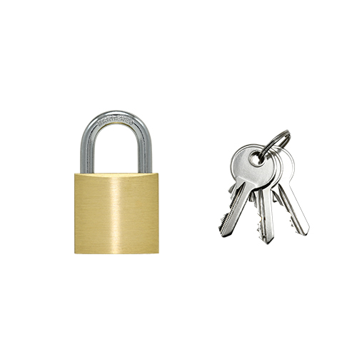 TSS 30mm Open Shackle Brass Padlock