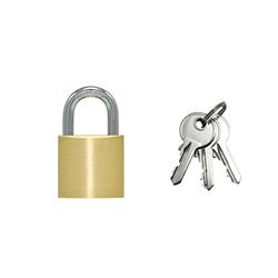 TSS 30mm Open Shackle Brass Padlock