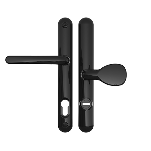 Brisant Secure Ultion TS007 2* Lever Pad UPVC Multipoint Door Handles - 92/62mm PZ Sprung 211mm Screw Centres