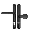 Brisant Secure Ultion TS007 2* Lever Pad UPVC Multipoint Door Handles - 92/62mm PZ Sprung 211mm Screw Centres