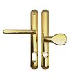 Brisant Secure Ultion TS007 2* Lever Pad UPVC Multipoint Door Handles - 92/62mm PZ Sprung 211mm Screw Centres