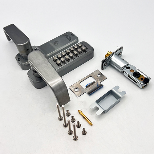 Lockey 2835 Tubular Mortice Latch Lever Handle Digital Lock With Holdback and Free Passage