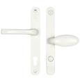 Mila Pro Secure TS007 2* Lever Moveable Pad UPVC Multipoint Door Handles - 92/62mm PZ Sprung 212mm Screw Centres
