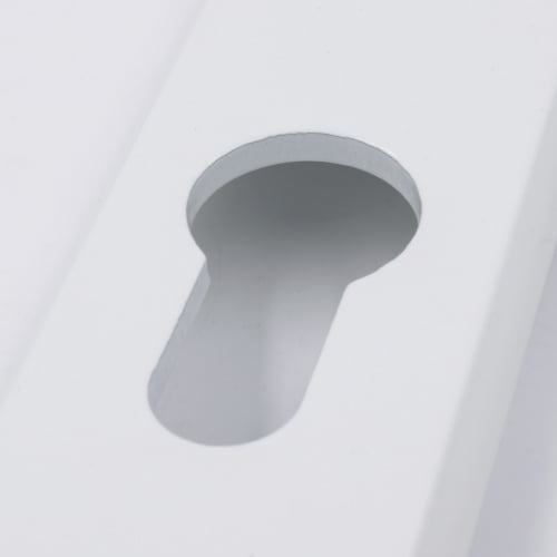 Mila Pro Secure TS007 2* Lever Moveable Pad UPVC Multipoint Door Handles - 92/62mm PZ Sprung 212mm Screw Centres