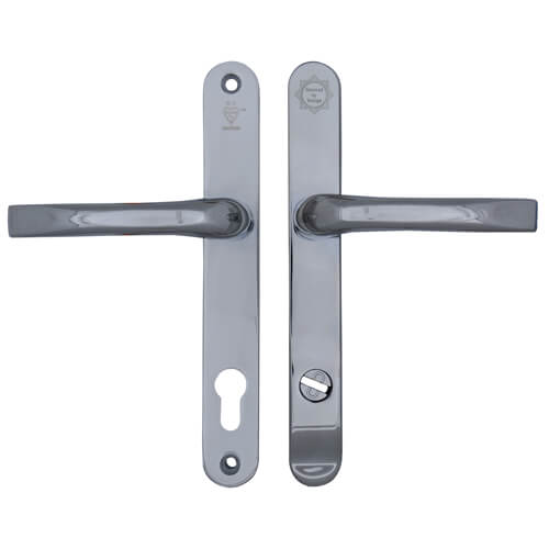 Mila Pro Secure TS007 2* Lever Lever UPVC Multipoint Door Handles -  92mm PZ Sprung 212mm Screw Centres
