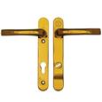 Mila Pro Secure TS007 2* Lever Lever UPVC Multipoint Door Handles -  92mm PZ Sprung 122mm Screw Centres