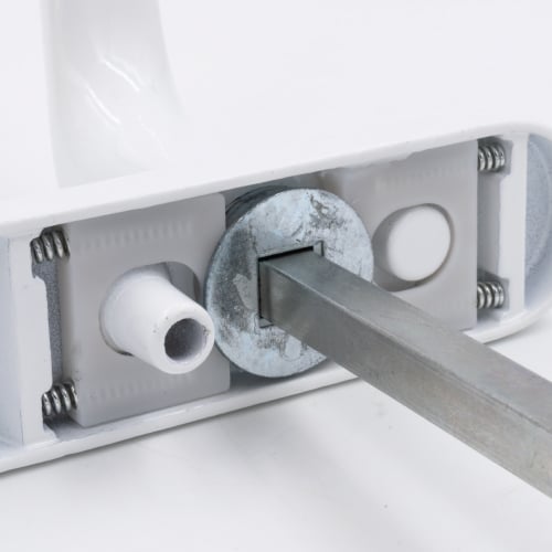 Mila Pro Secure TS007 2* Lever Lever UPVC Multipoint Door Handles -  92mm PZ Sprung 122mm Screw Centres