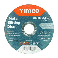 Timco Metal Slitting Wheel