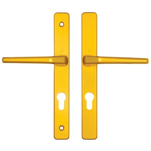 Hoppe Frankfurt Lever Lever UPVC Multipoint Door Handles -  70mm PZ Unsprung 200mm Screw Centres