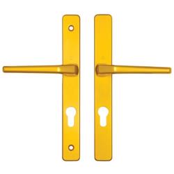 Hoppe Frankfurt Lever Lever UPVC Multipoint Door Handles -  70mm PZ Unsprung 200mm Screw Centres