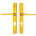 Hoppe Frankfurt Lever Lever UPVC Multipoint Door Handles -  70mm PZ Unsprung 200mm Screw Centres