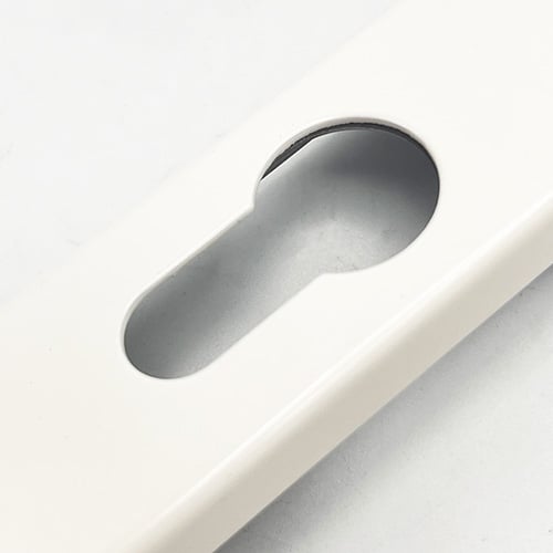 Hoppe Frankfurt Lever Lever UPVC Multipoint Door Handles -  70mm PZ Unsprung 200mm Screw Centres