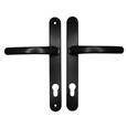 TSS Lever Lever UPVC Multipoint Door Handles -  92mm PZ Sprung 215mm Screw Centres