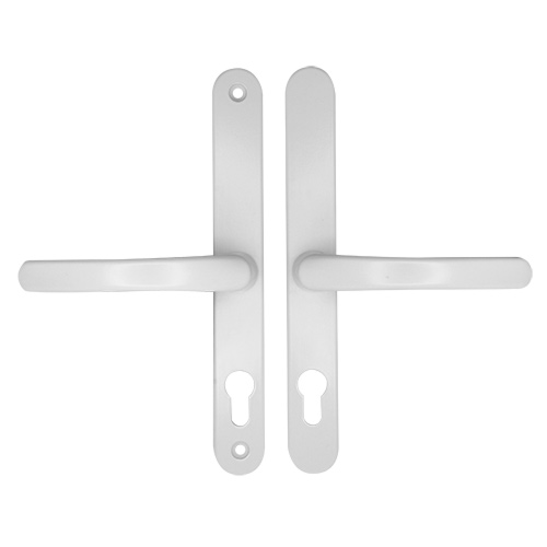 TSS Lever Lever UPVC Multipoint Door Handles -  68mm PZ Sprung 215mm Screw Centres
