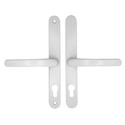 TSS Lever Lever UPVC Multipoint Door Handles -  68mm PZ Sprung 215mm Screw Centres