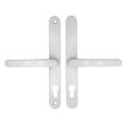 TSS Lever Lever UPVC Multipoint Door Handles -  68mm PZ Sprung 215mm Screw Centres