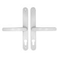 TSS Lever Lever UPVC Multipoint Door Handles -  68mm PZ Sprung 215mm Screw Centres