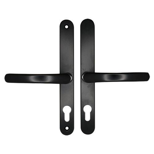 TSS Lever Lever UPVC Multipoint Door Handles -  68mm PZ Sprung 215mm Screw Centres