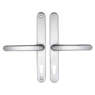 TSS Lever Lever UPVC Multipoint Door Handles -  68mm PZ Sprung 215mm Screw Centres