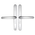 TSS Lever Lever UPVC Multipoint Door Handles -  68mm PZ Sprung 215mm Screw Centres