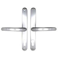 TSS Lever Lever UPVC Multipoint Door Handles -  68mm PZ Sprung 215mm Screw Centres