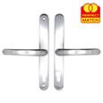 TSS Lever Lever UPVC Multipoint Door Handles -  68mm PZ Sprung 215mm Screw Centres