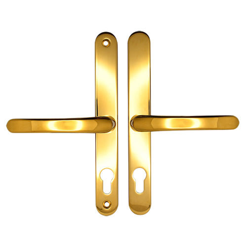 TSS Lever Lever UPVC Multipoint Door Handles -  68mm PZ Sprung 215mm Screw Centres