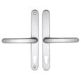 TSS Lever Lever UPVC Multipoint Door Handles -  70mm PZ Sprung 215mm Screw Centres
