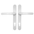 TSS Lever Lever UPVC Multipoint Door Handles -  92mm PZ Sprung 215mm Screw Centres