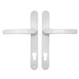 TSS Lever Lever UPVC Multipoint Door Handles -  92mm PZ Sprung 215mm Screw Centres