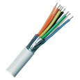 Securi-Flex Alarm Cable TCCA Type 3 To BS4737 White