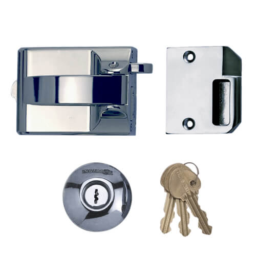 Ingersoll SC71 Deadbolt Rim Nightlatch (Inward opening doors)