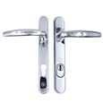 Hoppe Atlanta PAS24 Lever Lever UPVC Multipoint Door Handles -  92mm PZ Unsprung 122mm Screw Centres