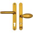 Mila Pro Secure TS007 2* Lever Moveable Pad UPVC Multipoint Door Handles - 92/62mm PZ Sprung 212mm Screw Centres