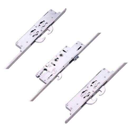 Ingenious Duplex Latch 5 Hooks Double Spindle Multipoint Door Lock