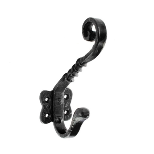 TSS Antique Black Coat Hooks 