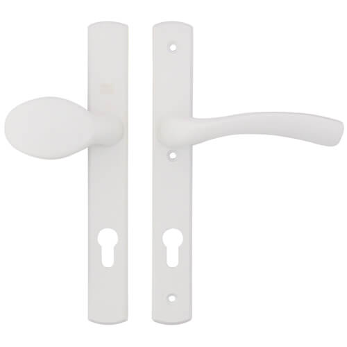 Winkhaus Palladio Lever Moveable Pad UPVC Multipoint Door Handles - 92mm PZ Unsprung 215mm Screw Centres