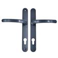 TSS Lever Lever UPVC Multipoint Door Handles -  92mm PZ Sprung 215mm Screw Centres