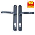 TSS Lever Lever UPVC Multipoint Door Handles -  92mm PZ Sprung 215mm Screw Centres