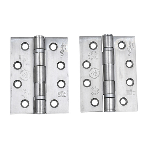 TSS BS EN Grade 13 Ball Bearing Hinge, Grade 316 Stainless Steel, 102mm x  76mm