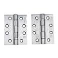 TSS BS EN Grade 13 Ball Bearing Hinge, Grade 316 Stainless Steel, 102mm x  76mm