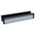TSS 12” Slimline Telescopic Letterplate for UPVC Doors – 40-80mm