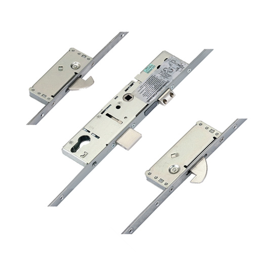 ERA Latch Deadbolt 2 Large Hooks Split Spindle Multipoint Door Lock - Option 2 (top hook to spindle = 730mm)