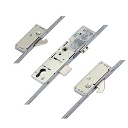 ERA Latch Deadbolt 2 Large Hooks Split Spindle Multipoint Door Lock - Option 2 (top hook to spindle = 730mm)