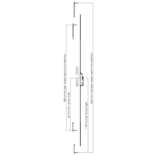 Mila Prosecure Passive Multipoint Door Lock